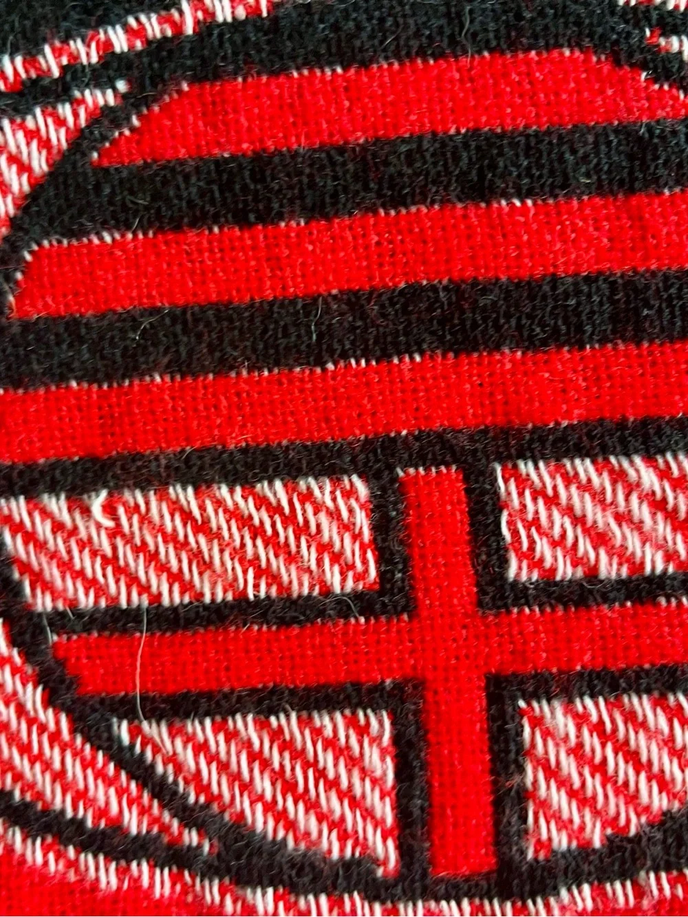 Vintage AC Milan Soccer Scarf